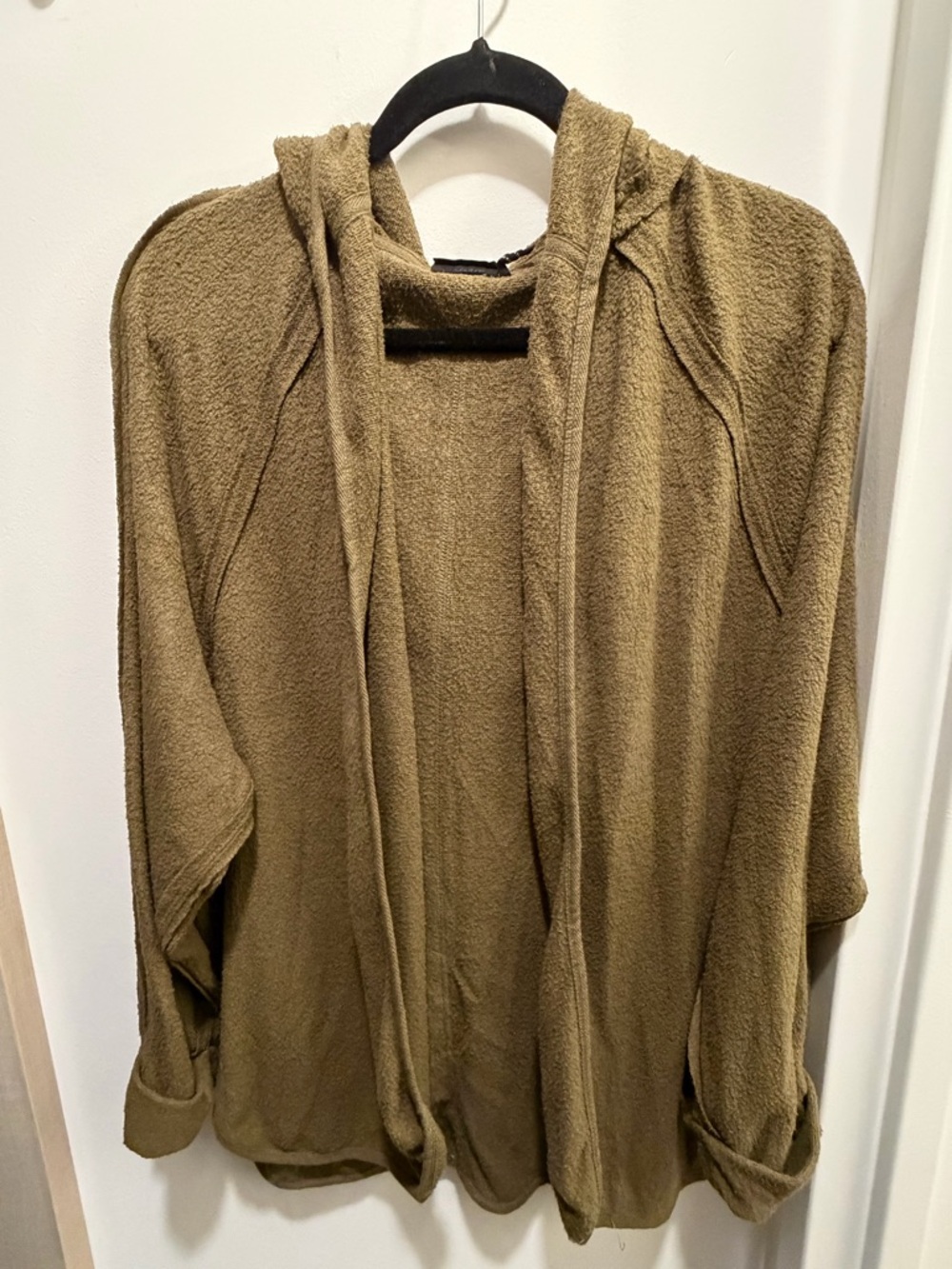 Urban Outfitters Olive Green Hooded Sweater